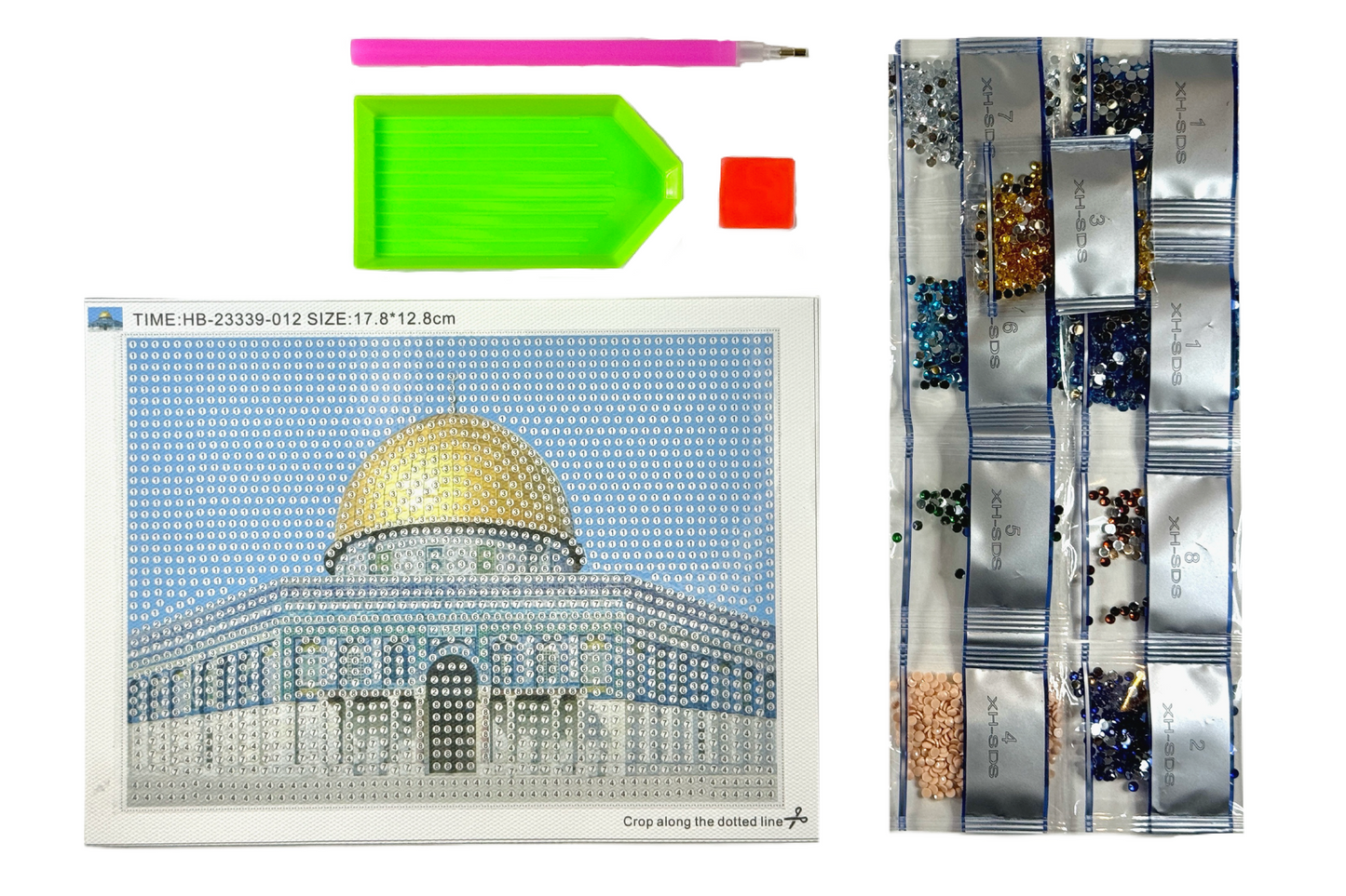 Dome of the Rock Canvas- Diamond Art Kit