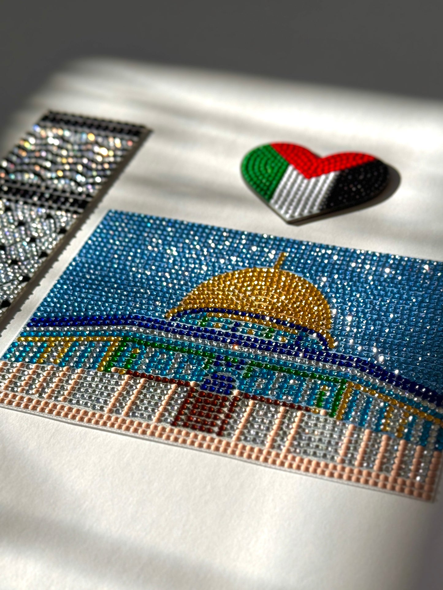 Kufiyyeh Acrylic Bookmark - Diamond Art Kit