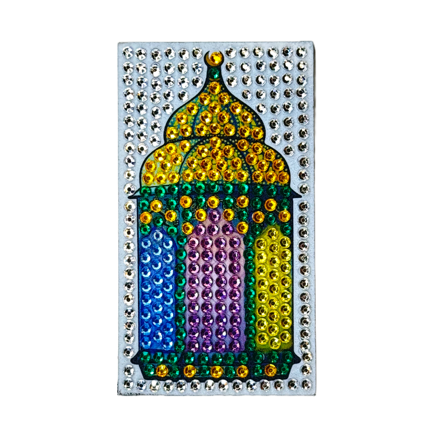 Multi-colored Ramadan Lantern Acrylic Magnet - Diamond Art Kit