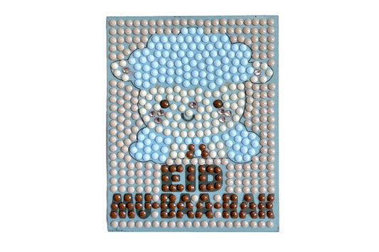 Eid Mu-Baa-Rak Acrylic Magnet - Diamond Art Kit